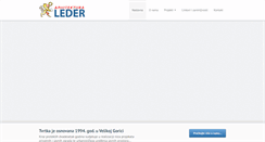 Desktop Screenshot of leder.hr